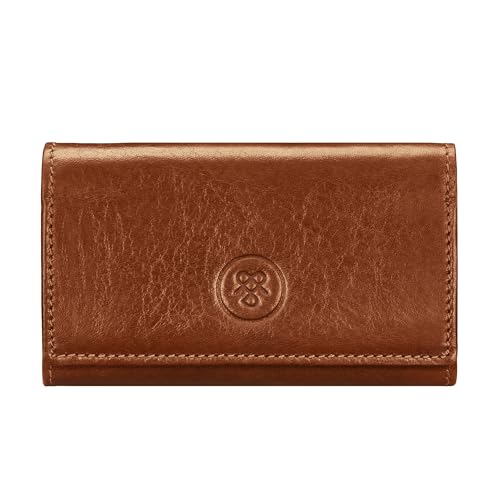 Maxwell Scott - Personalisierte Luxuriöses Leder-Schlüsseletui mit Haken für Männer - Handgefertigt aus italienischen Vollnarbenhäuten - The LAPO Cognac Maxwell Scott - Personalisierte Luxuriöses Leder-Schlüsseletui mit Haken für Männer - Handgefertigt aus italienischen Vollnarbenhäuten - The LAPO Cognac von Maxwell Scott