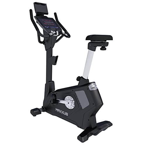 MAXXUS Heimtrainer Bike 90 Pro - Magnetbremse, 12 Programme, 15 kg Schwungmasse, 150 kg, LED Display, Tablethalterung - Fitness Speedbike, Indoor Cycling, Ergometer, Hometrainer Fahrrad, Fitnessbike von Maxxus