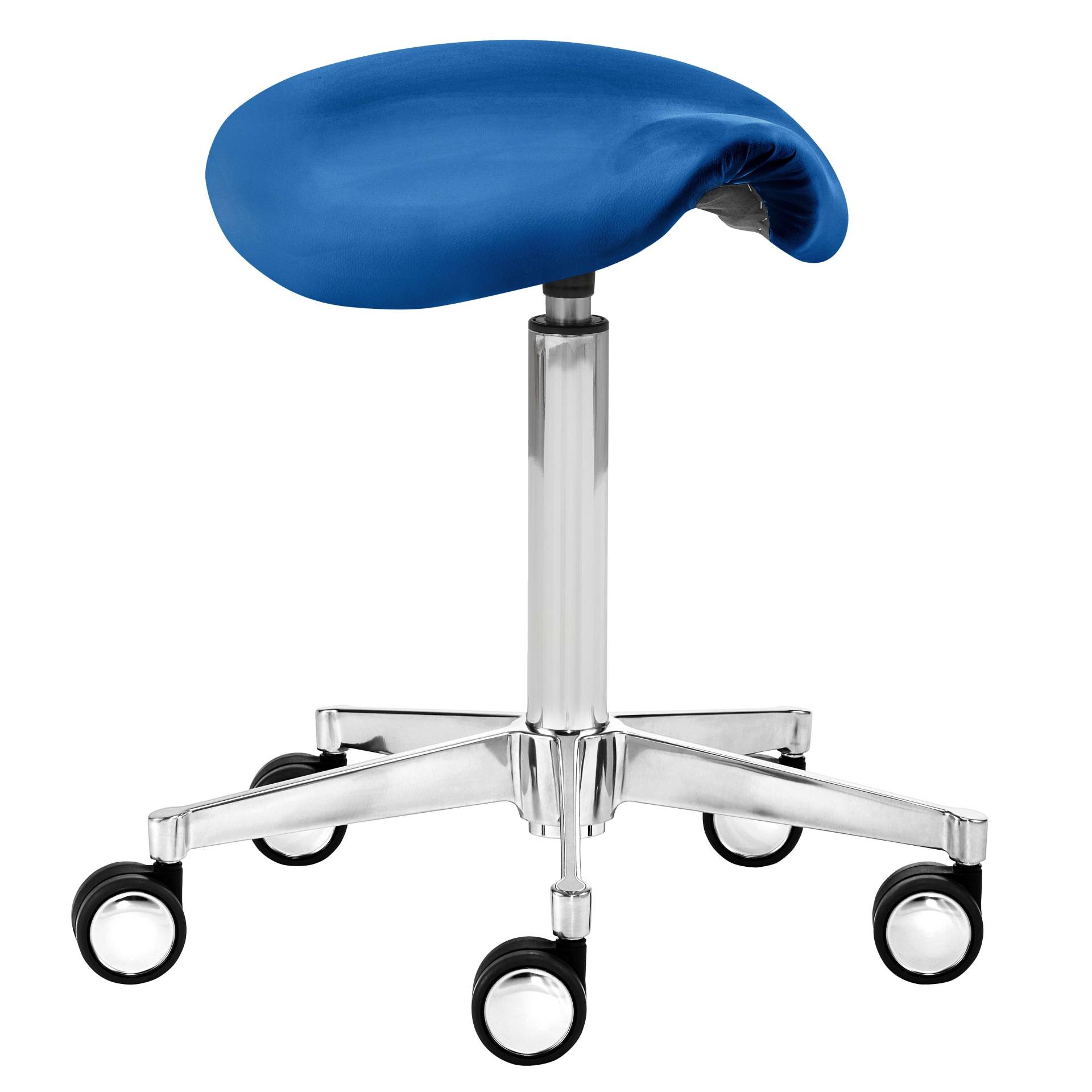 Mayer Drehhocker "Expert", mit Sattelsitz, Blau Mayer Drehhocker "Expert", mit Sattelsitz, Blau von Mayer