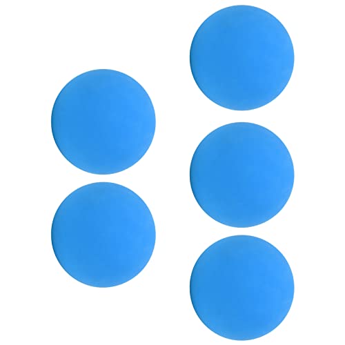 Mayueri 6 cm 5 Stück Hüpfball, Sicher, Umweltfreundlich, Gummi, Tragbare Handübungsbälle, Angstlinderung, Handquetschball und Erwachsene, Spaß Pools, Strände, Seen (Blau) von Mayueri