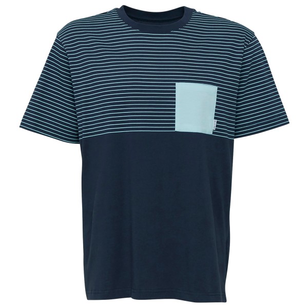 Mazine - Felton Striped T - T-Shirt Gr L blau von Mazine