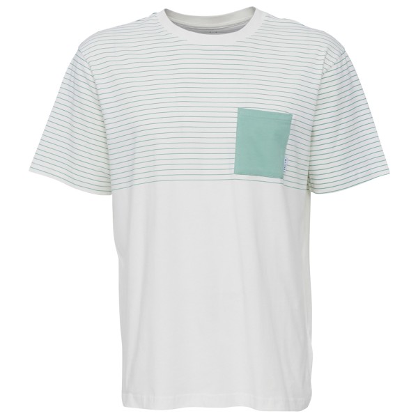 Mazine - Felton Striped T - T-Shirt Gr S grau/weiß von Mazine