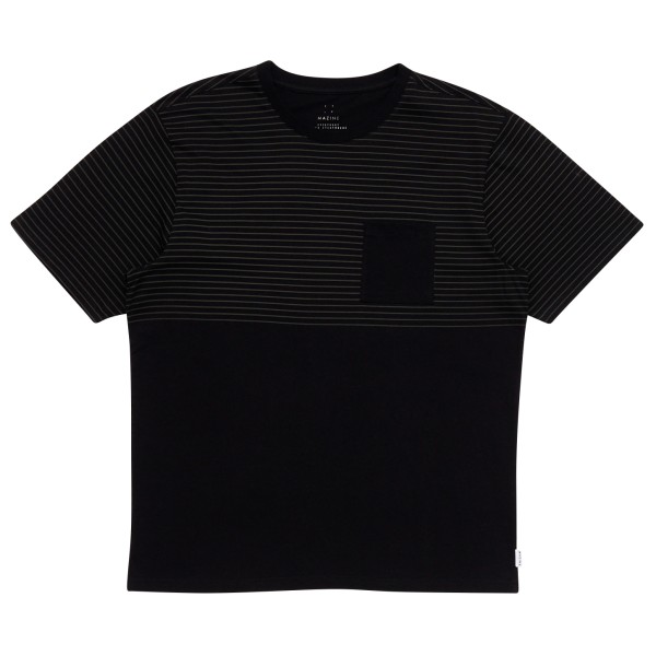 Mazine - Halfway Striped T - T-Shirt Gr L schwarz von Mazine