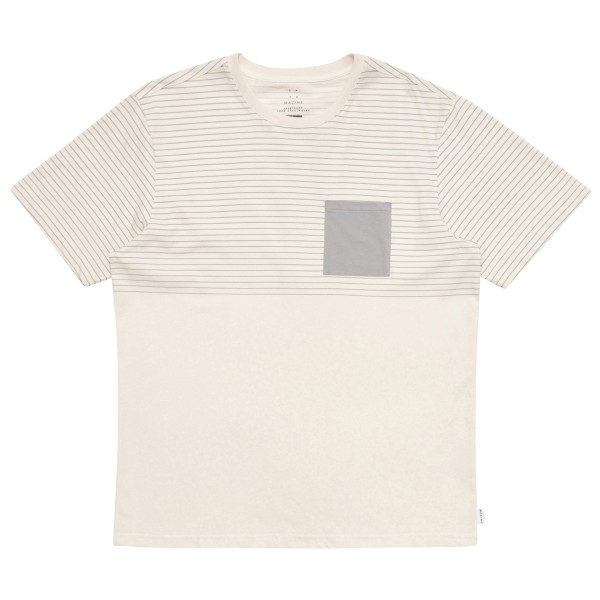 Mazine - Halfway Striped T - T-Shirt Gr L weiß Mazine - Halfway Striped T - T-Shirt Gr L weiß von Mazine