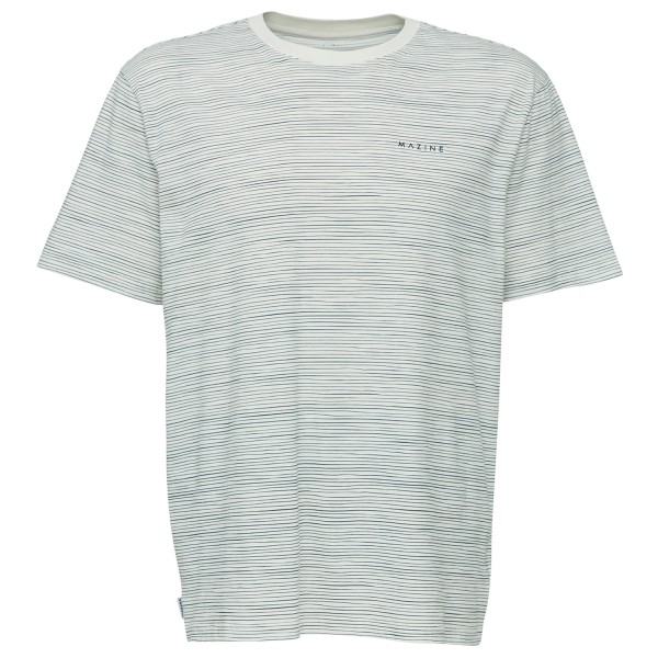 Mazine - Keith Striped T - T-Shirt Gr S grau von Mazine