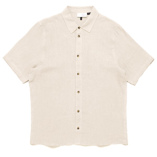 Mazine - Shortsleeve Linen Shirt - Hemd Gr M weiß/beige Mazine - Shortsleeve Linen Shirt - Hemd Gr M weiß/beige von Mazine