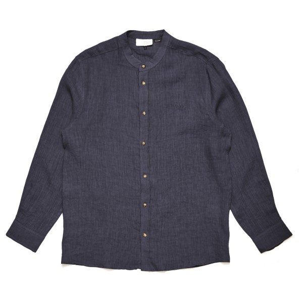 Mazine - Stand Collar Linen Shirt - Hemd Gr S grau Mazine - Stand Collar Linen Shirt - Hemd Gr S grau von Mazine