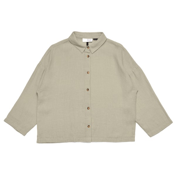 Mazine - Women's 3/4 Sleeve Linen Shirt - Bluse Gr XXL grau/beige Mazine - Women's 3/4 Sleeve Linen Shirt - Bluse Gr XXL grau/beige von Mazine