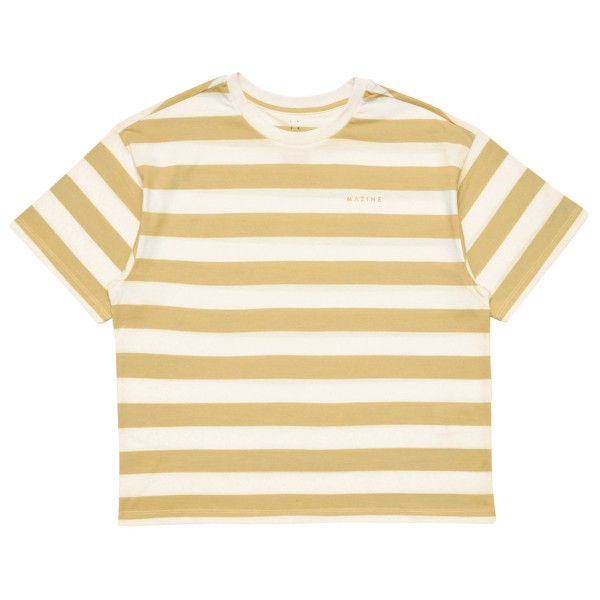 Mazine - Women's Block Stripes T - T-Shirt Gr XL beige/weiß Mazine - Women's Block Stripes T - T-Shirt Gr XL beige/weiß von Mazine