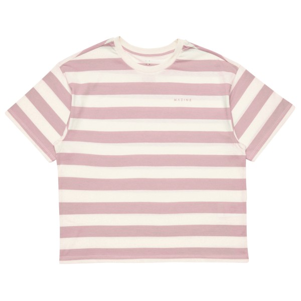 Mazine - Women's Block Stripes T - T-Shirt Gr XXL rosa/weiß Mazine - Women's Block Stripes T - T-Shirt Gr XXL rosa/weiß von Mazine