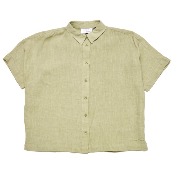 Mazine - Women's Short Sleeve Linen Shirt - Bluse Gr M beige Mazine - Women's Short Sleeve Linen Shirt - Bluse Gr M beige von Mazine