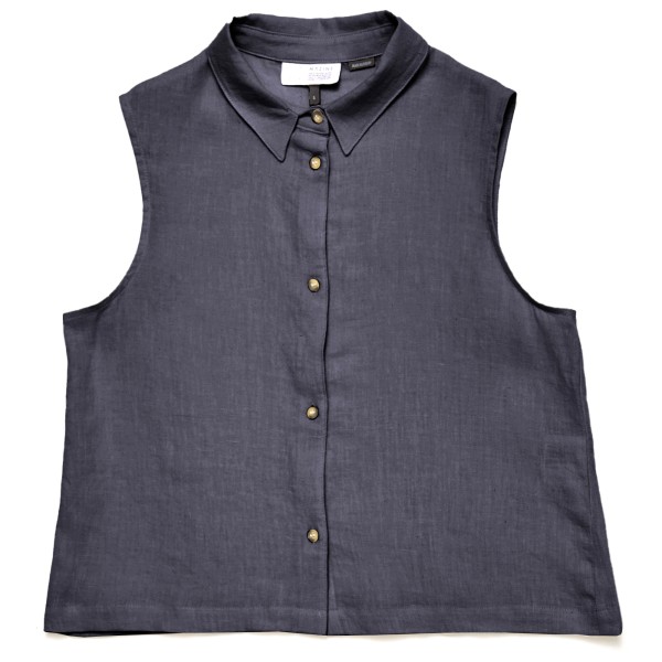 Mazine - Women's Sleeveless Linen Blouse - Bluse Gr S blau Mazine - Women's Sleeveless Linen Blouse - Bluse Gr S blau von Mazine