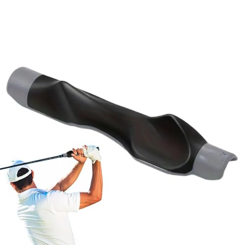 Golf Grip Assistant – Handheld-Golfschwungtrainer, tragbare Golf-Trainingshilfe | Rutschfester Golf Grip Assistant Trainer-Aufsatz, ergonomischer Golf Grip Corrector für verbesserte Schwunggenauigkeit von Mbiyhgta