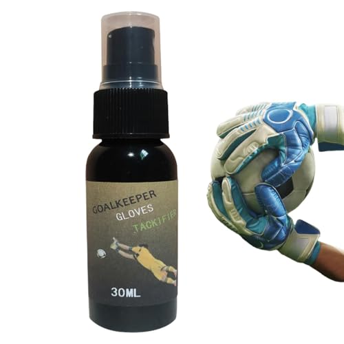 Mbiyhgta Torwarthandschuhe Grip Spray | Handschuhreiniger-Klebespray, 30 ml Torwarthandschuhspray für Fußballhandschuhe, Handschuhreinigungsmittel, Torwart-Klebrigmacher, 1 Unze Mbiyhgta Torwarthandschuhe Grip Spray | Handschuhreiniger-Klebespray, 30 ml Torwarthandschuhspray für Fußballhandschuhe, Handschuhreinigungsmittel, Torwart-Klebrigmacher, 1 Unze von Mbiyhgta