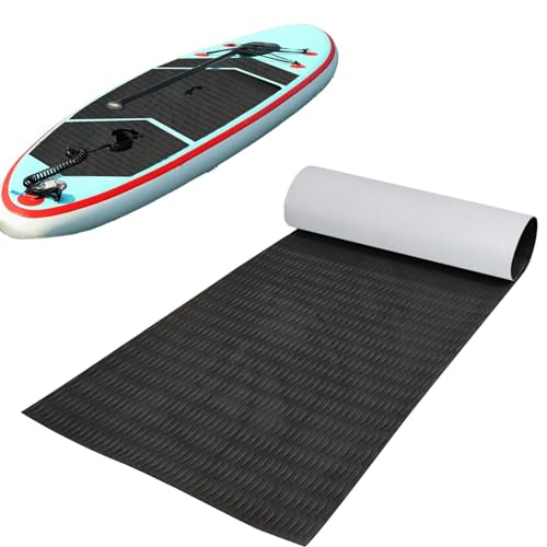 Skimboard-Traktionspads,Surf-Traktionspad, Rutschfester Marineschaum-Terrassenbelag, Bootsmatte Mit Selbstklebender Rückseite, Selbstklebender Marine-Terrassenbelag, Kajak-Terrassenbelag-Zubehör Für Y von Mbiyhgta