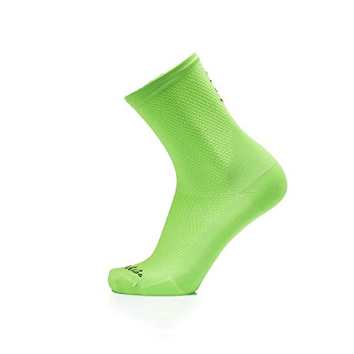 Mbwear Stelvio Socken Rombi Unisex - Erwachsene, Unisex, ST15S004V, grün neon, S/M (35-40) von MB Wear