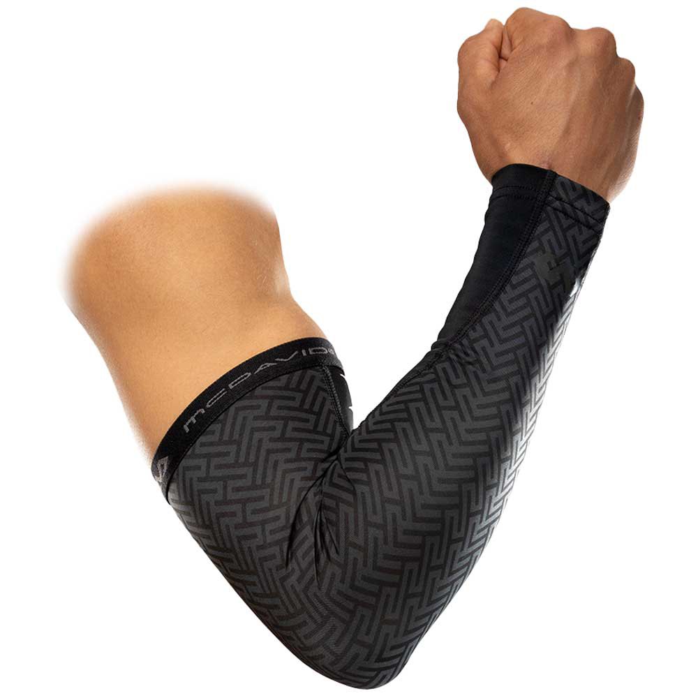 Mc David X-fitness Dual Layer Compression Arm Warmers Schwarz S Mann von Mc David