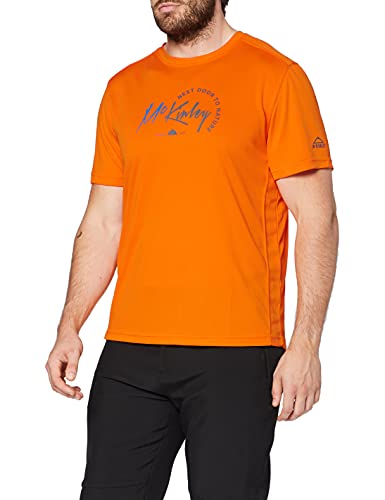 McKINLEY Herren Raffa T-Shirt, Orange Dark/Anthracite, M McKINLEY Herren Raffa T-Shirt, Orange Dark/Anthracite, M von Mc Kinley