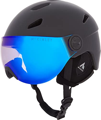 McKinley Herren Pulse HS-016 Visor Photochr Ski-Helm, Black, L von Mc Kinley