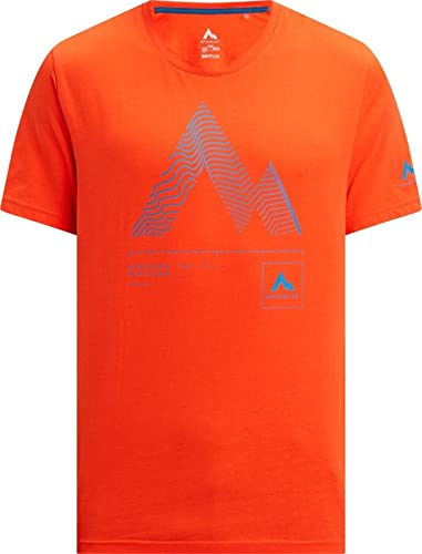 McKinley Kanno T-Shirt Red/Blue Petrol L von Mc Kinley