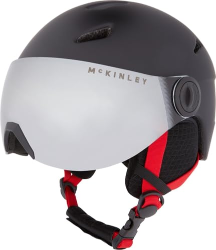 McKinley Kinder Pulse S2 Visor HS-017 Skihelm, Black/Red, M McKinley Kinder Pulse S2 Visor HS-017 Skihelm, Black/Red, M von Mc Kinley