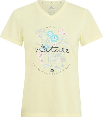 Mckinley Damen NATA II T-Shirt, Melange/Yellow Light, 44 Mckinley Damen NATA II T-Shirt, Melange/Yellow Light, 44 von Mc Kinley