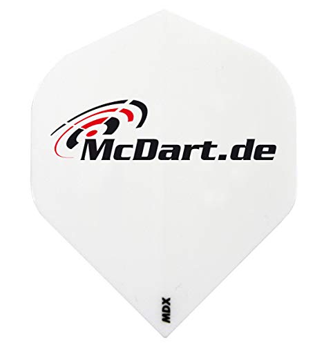 20 Satz Dart Flights Weiß mit Wunschdruck, Logo/Bild 20 Satz Dart Flights Weiß mit Wunschdruck, Logo/Bild von McDart