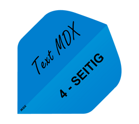 4-Seitig Bedruckte Flights - Wunschtext - MDX 4-Seitig Bedruckte Flights - Wunschtext - MDX von McDart