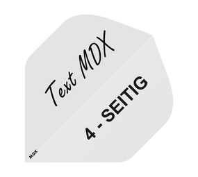 4-Seitig Bedruckte Flights - Wunschtext - MDX 4-Seitig Bedruckte Flights - Wunschtext - MDX von McDart