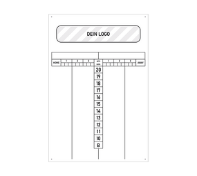 Scoreboard mit Wunschdruck 40 x 60 cm Scoreboard mit Wunschdruck 40 x 60 cm von McDart