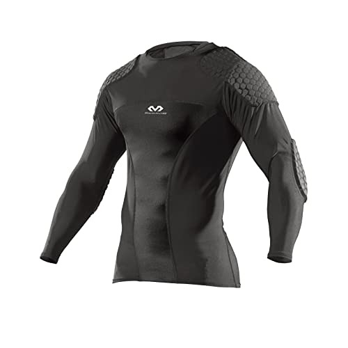 McDavid HEX Torwartshirt DIVE Unterziehshirt Torwart, Torhütershirt, Protectionshirt - undershirt mit Rippenshutz und Ellbogenshutz von McDavid