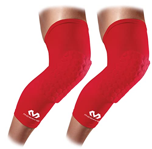 McDavid - 6446R - Kompressionsmanschette für das Knie - Hexpad - Unisex Erwachsene – Knieschoner-Manschette - Verhindert Stoßverletzungen - Sehr elastisch - Basketball-Kniehülse von McDavid
