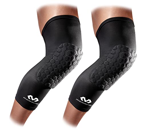 McDavid - 6446R - Knie-Kompressionsmanschette - Hexpad - Unisex Erwachsene - Knieschoner-Manschette - Verhindert Aufprallverletzungen - Elastisch - Hallensport - Basketball-Knieschutzmanschette von McDavid