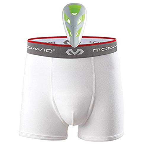 McDavid Boxershorts mit FlexCup, Jugendliche, Größe L, Weiß von McDavid