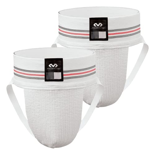 McDavid Herren Normal Jockstrap Sportbandage mit Stretch-Mesh-Tasche, athletische Unterstützer, 2 Stück, Weiss/opulenter Garten, X-Large McDavid Herren Normal Jockstrap Sportbandage mit Stretch-Mesh-Tasche, athletische Unterstützer, 2 Stück, Weiss/opulenter Garten, X-Large von McDavid