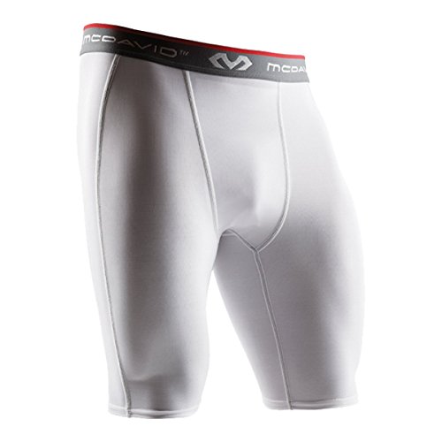 McDavid Herren Kompressionshose HDC Shorts, Weiß, M (Herstellergröße: M) von McDavid