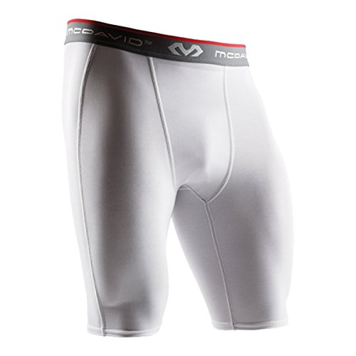 McDavid Herren Kompressionshose HDC Shorts, Weiß, XL (Herstellergröße: XL) von McDavid