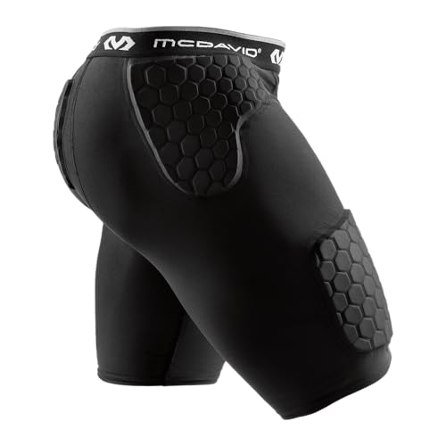 McDavid Unisex Hex Basketball-Hose Shorts, Schwarz (Black/737), S, 737-BL-S McDavid Unisex Hex Basketball-Hose Shorts, Schwarz (Black/737), S, 737-BL-S von McDavid