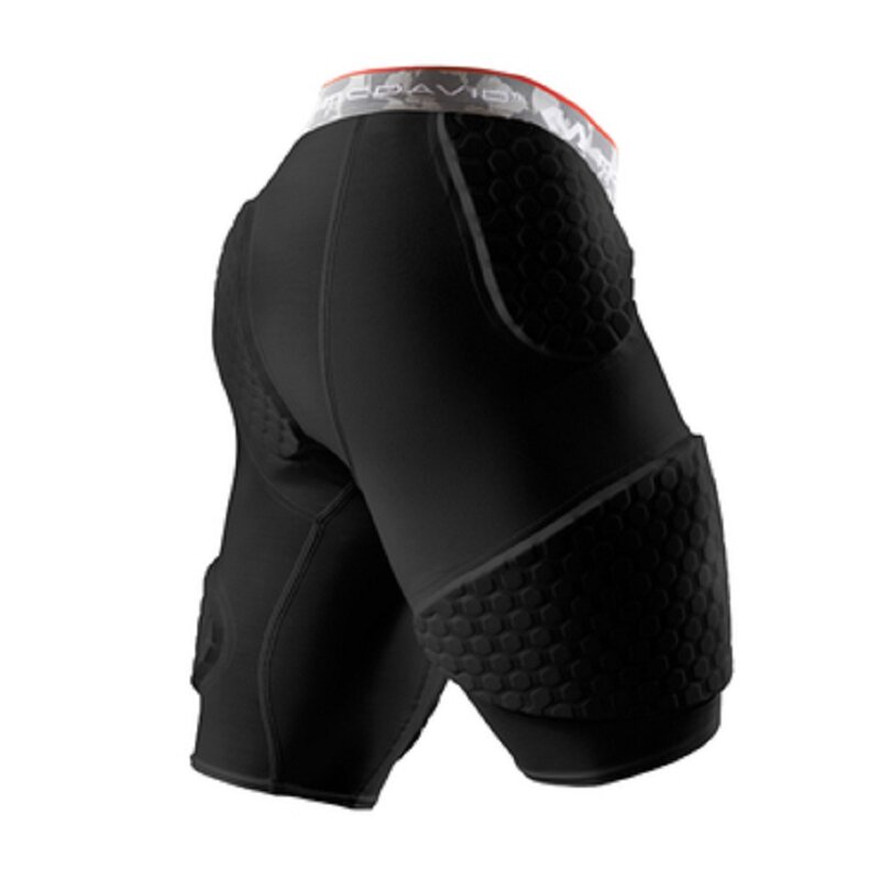 McDavid Hex Protection 5 Pad Short mit konturiertem Wrap-Around-Oberschenkel (7991) - schwarz Gr. 3XL von McDavid