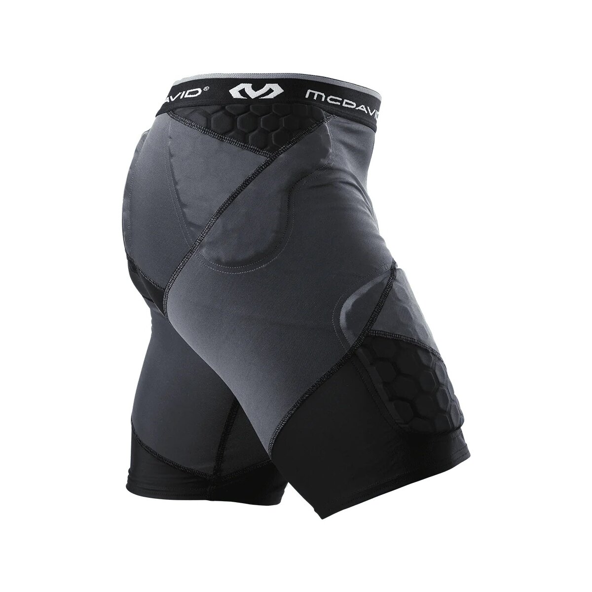 McDavid Hex Thudd Cross Compression Short 8237 - schwarz-grau Gr. S von McDavid