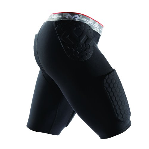 McDavid HexPad 757 Herren Handball-/Basketball-Hose Thudd, Shorts XXL Schwarz von McDavid