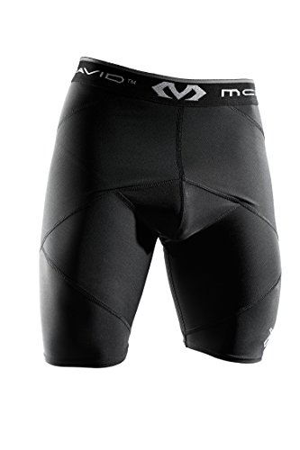 McDavid Kompressions-Shorts mit Super Cross Hip Spica, Herren, schwarz, Large McDavid Kompressions-Shorts mit Super Cross Hip Spica, Herren, schwarz, Large von McDavid