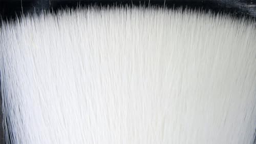 mcflyfoam Produkte Fisch Totenkopf Kunstleder Bucktail Sortiert Farben – Fliegenbinden, natürliches weiß von McFlyfoam Products