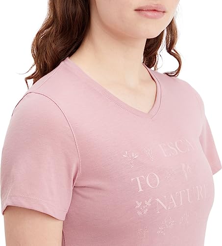 McKINLEY Da.-T-Shirt Kammo W Rose Dark/Rose Dark - 36 von Mc Kinley