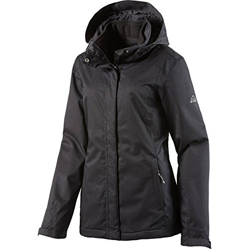 McKINLEY Damen Doppel Talina Jacke, Black, 40 von Mc Kinley