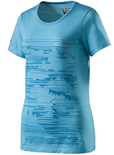 McKINLEY Damen Halawa T-Shirt, Turquoise, 44 von Mc Kinley