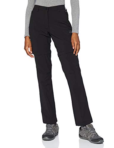 McKINLEY Damen Abzipphose Malik, Black, L, 286162 von Mc Kinley