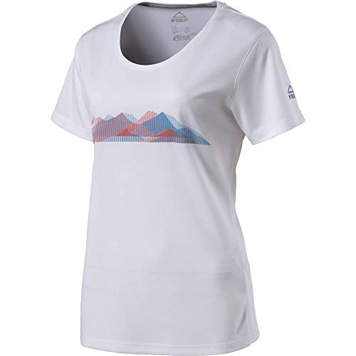McKINLEY Damen Raffa T-Shirt, White, 36 von Mc Kinley
