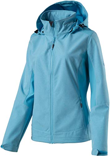 McKINLEY Damen Trundle Jacke, Melange/Blue Light, 42 von Mc Kinley