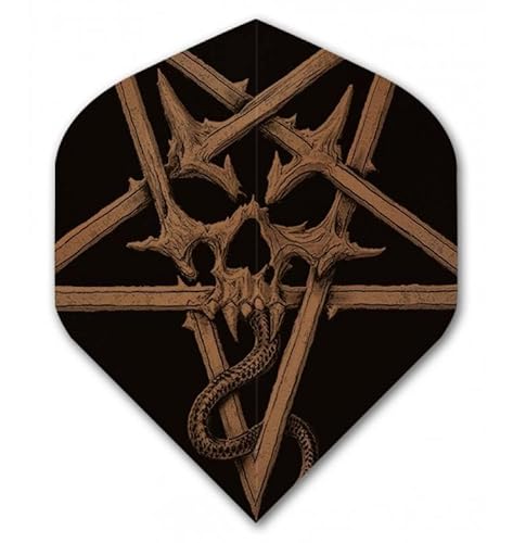 McKicks Alchemy - Pentacle Skull - Dart Flights von McKicks